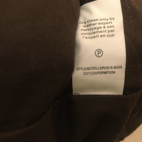 Vince Leather Wool Yak Ribbed Knit Open Jacket Size Small Old Money Quiet Luxury - Picture 9 of 9